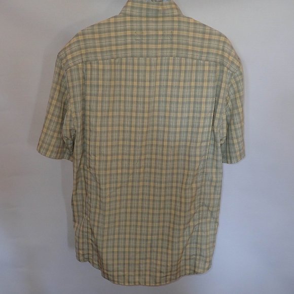 Duluth Trading Co Mens Vented Short Sleeve Plaid L - Picture 4 of 5